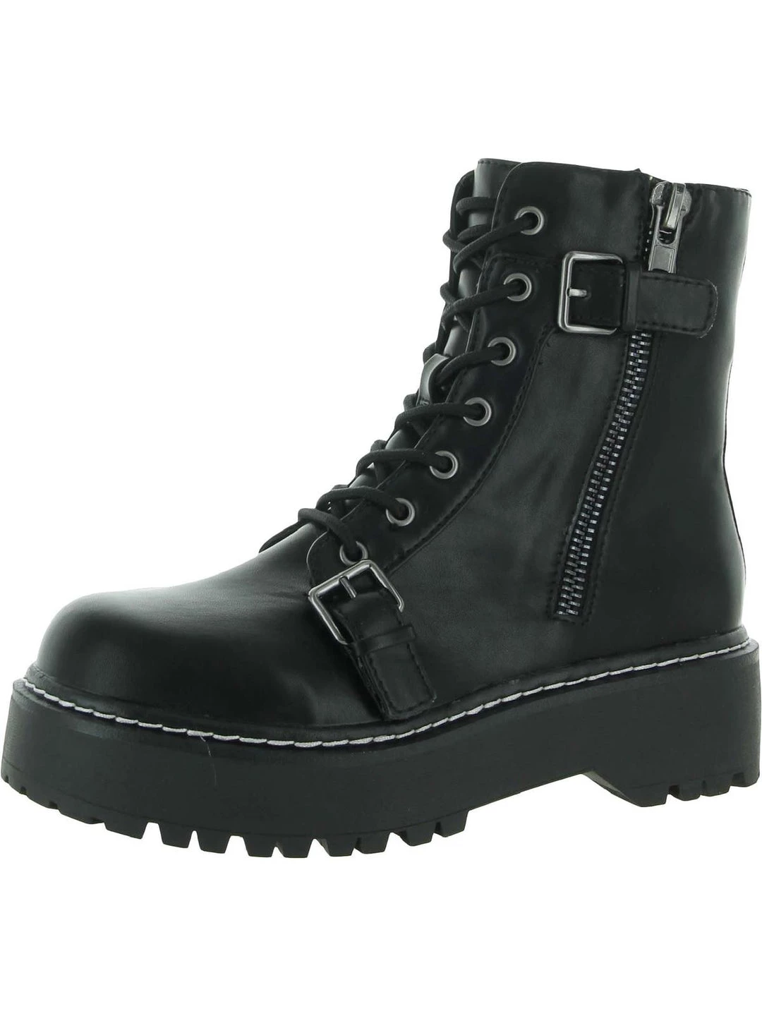 Brand new π Wild Pair Arriele π© Womens Faux Leather Zipper Combat & Lace-up π₯Ύ Boots π― 3 Brand new π Wild Pair Arriele π© Womens Faux Leather Zipper Combat & Lace-up π₯Ύ Boots π―