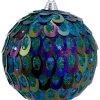 Best Sale 🔥 Kurt Adler 100mm Peacock Round Ball Ornament, Multi 😀
