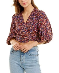 Cheap 🎉 women Emmie Rose Tie-Front Top ⭐