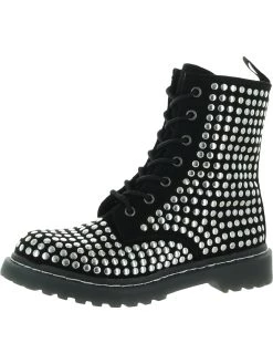 Best Sale ✨ Wild Pair Ryderr 👩 Womens Microsuede Lug Sole Combat & Lace-up 🥾 Boots 🔔