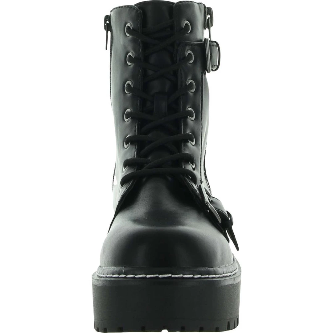 Brand new π Wild Pair Arriele π© Womens Faux Leather Zipper Combat & Lace-up π₯Ύ Boots π― 4 Brand new π Wild Pair Arriele π© Womens Faux Leather Zipper Combat & Lace-up π₯Ύ Boots π― - Image 2