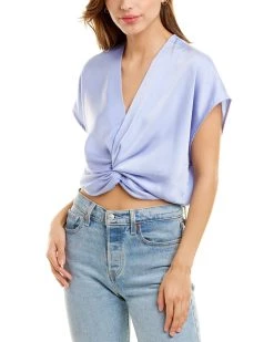 Cheap 😀 women Emmie Rose Twisted Satin Top 🎁