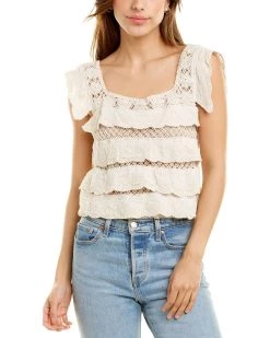 Promo π women Emmie Rose Crocheted Top π