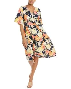 Outlet 👏 women Leota Zoe Midi 👗 Dress 🧨