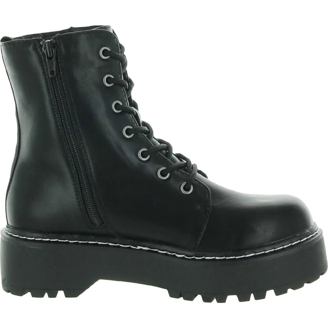 Brand new π Wild Pair Arriele π© Womens Faux Leather Zipper Combat & Lace-up π₯Ύ Boots π― 5 Brand new π Wild Pair Arriele π© Womens Faux Leather Zipper Combat & Lace-up π₯Ύ Boots π― - Image 3