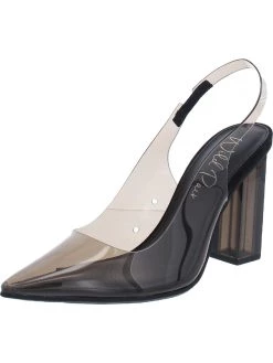 Cheapest ✨ Wild Pair Dharma 👩 Womens Vinyl Slingback Evening 👠 Heels ✨