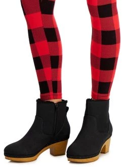 Outlet 🥰 Wild Pair 👩 Womens Faux Leather Zipper Booties 👍