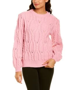 Buy 😉 women Emmie Rose Crewneck Sweater 💯