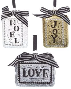 Hot Sale 👏 Kurt Adler Kurt AdSet of 3ler 4in Glass Ornaments 😍