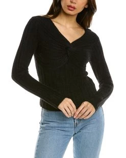 Best Sale 🥰 women Emmie Rose Twisted V-Neck Top ⌛