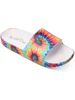 Cheapest ✨ Wild Pair Slyde 👩 Womens Slide On Open Toe Pool Slides 🤩