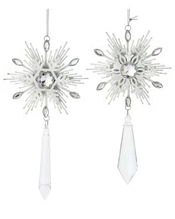 Buy 👍 Kurt Adler 9in Snowflake Ornament 2/ Assorted 🔥