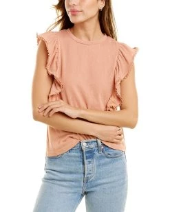 Hot Sale 🌟 women Emmie Rose Ruffle Sleeve T-Shirt 🥰