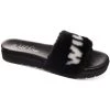 Best deal 😀 Wild Pair Jeleen 👩 Womens Faux Fur Logo Slide 🩴 Sandals 🛒