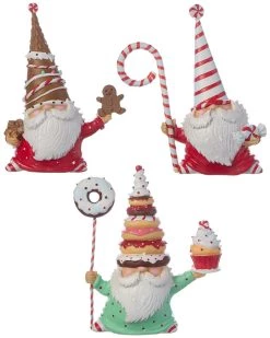Deals 👏 Kurt Adler 7in Jolly Jingles Gnome Table Piece 3/ Assorted 🌟